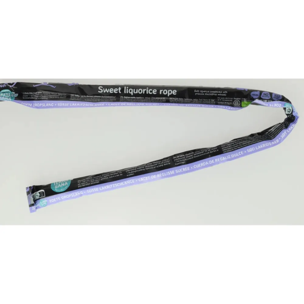 Snoep<Terrasana 3x Dropslangen Zoet 56 gr