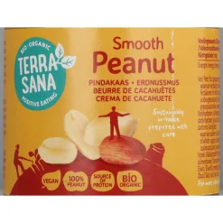 2x Pindakaas Fijn Biologisch 250 gr^Terrasana