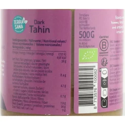 Zaden<Terrasana 6x Tahin zonder Zout 500 gr