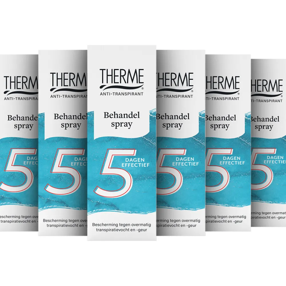 6x Anti-Transpirant 5 Dagen Behandelspray 25 ml^Therme Outlet