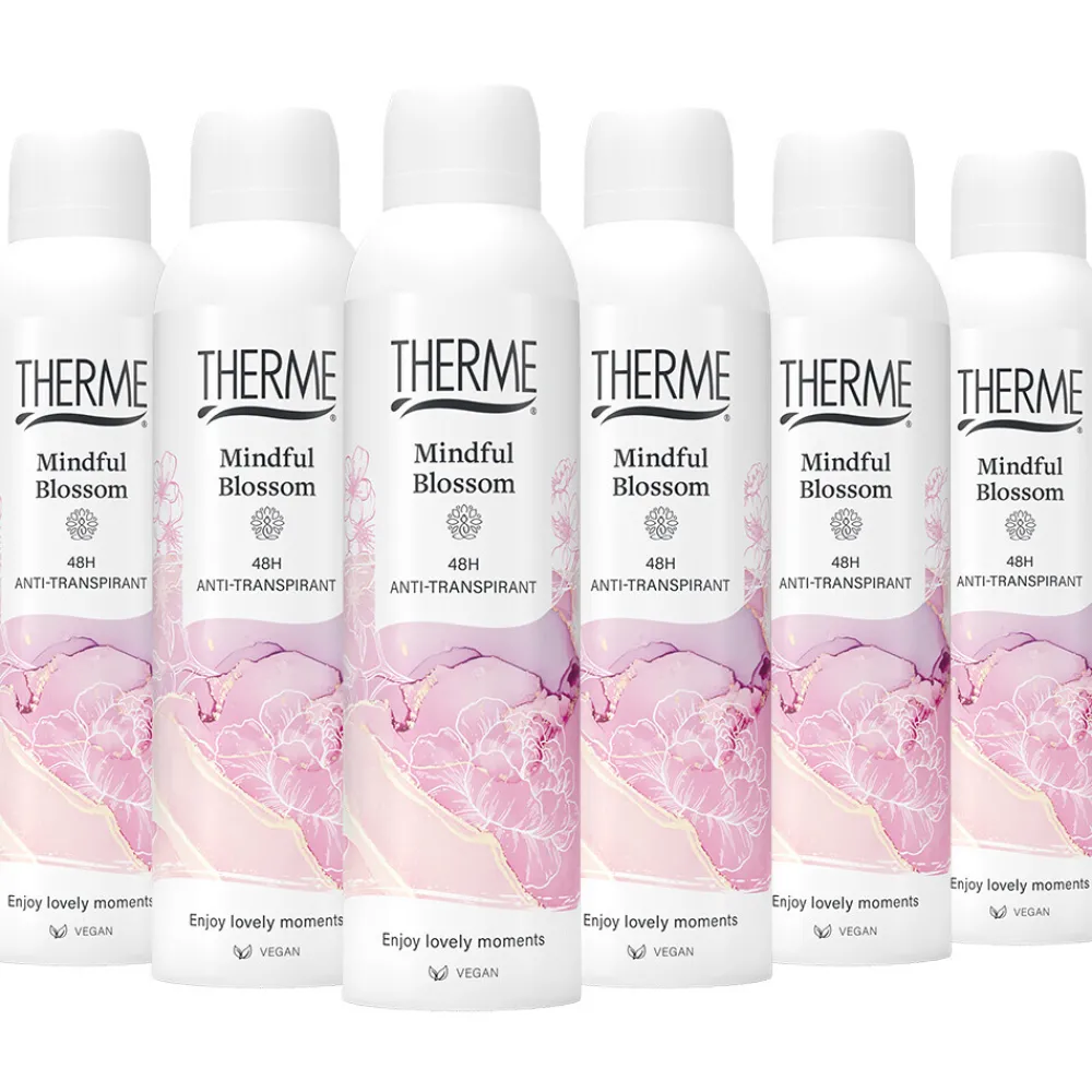 6x Anti-Transpirant Mindful Blossom 150 ml^Therme Discount