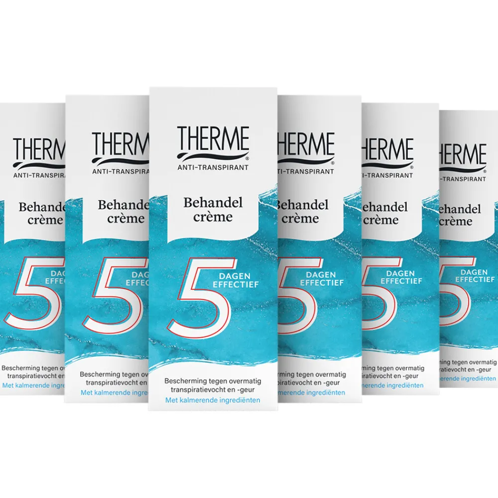 6x Behandelcrème Anti-Transpirant 50 ml^Therme Hot