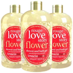 3x Rouge Love Story Bad en Douchegel 500 ml^Treaclemoon Sale