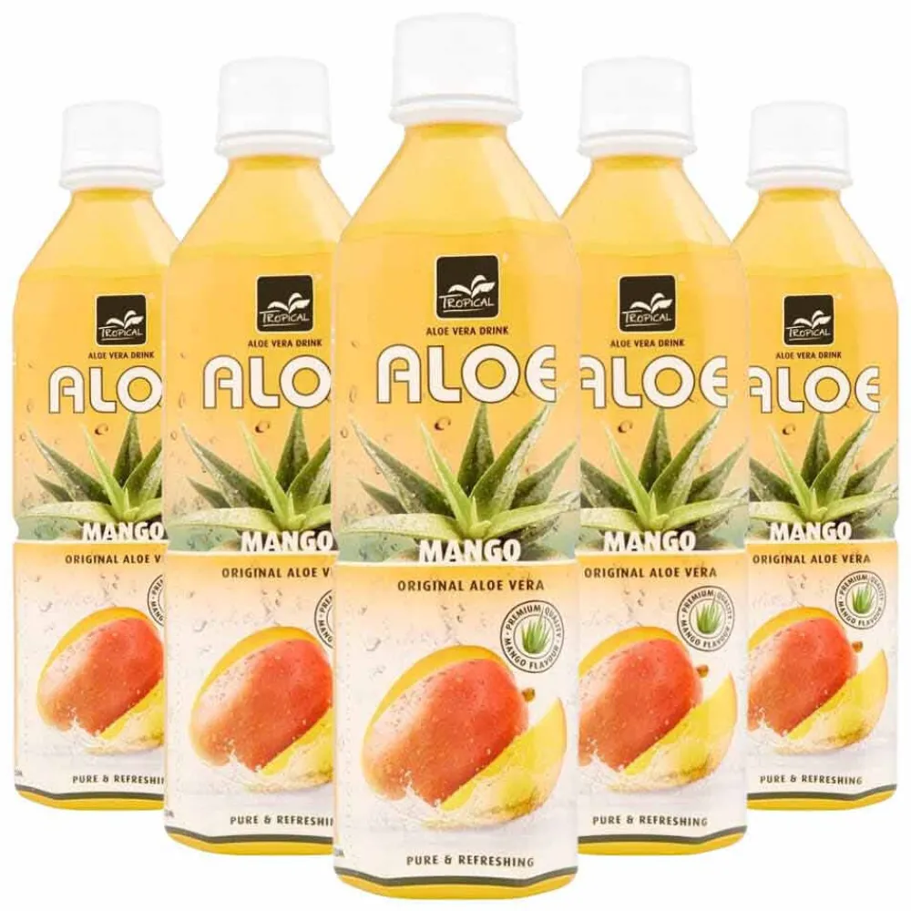 Dranken<Tropical 5x Aloe Vera Drink Mango 500 ml