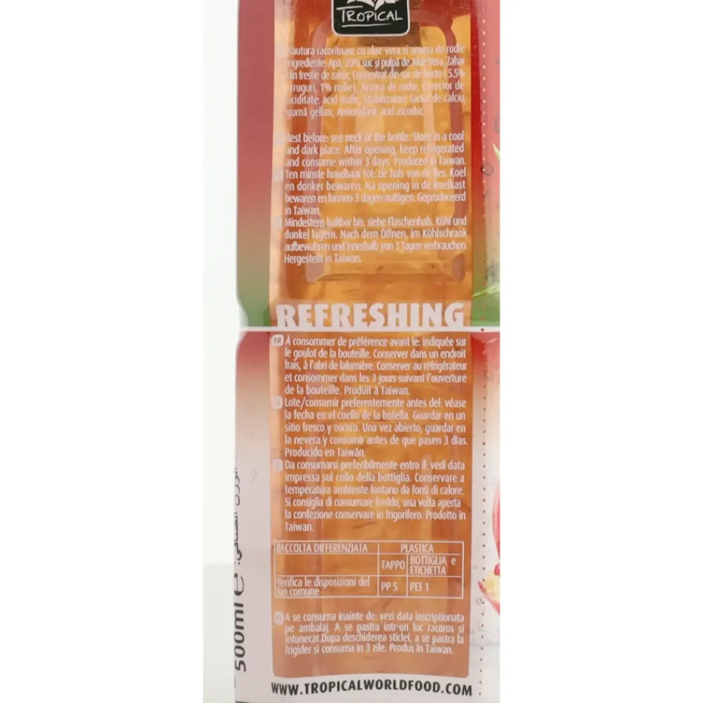 5x Aloe Vera Drink Granaatappel 500 ml^Tropical Hot