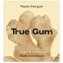 Specialistische Mondverzorging<True Gum 12x Ginger & Turmeric Sugarfree 21 gr