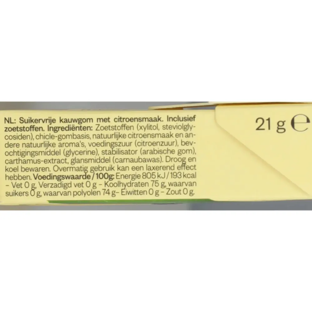 Outlet 3x Lemon Sugarfree 21 gr Specialistische Mondverzorging