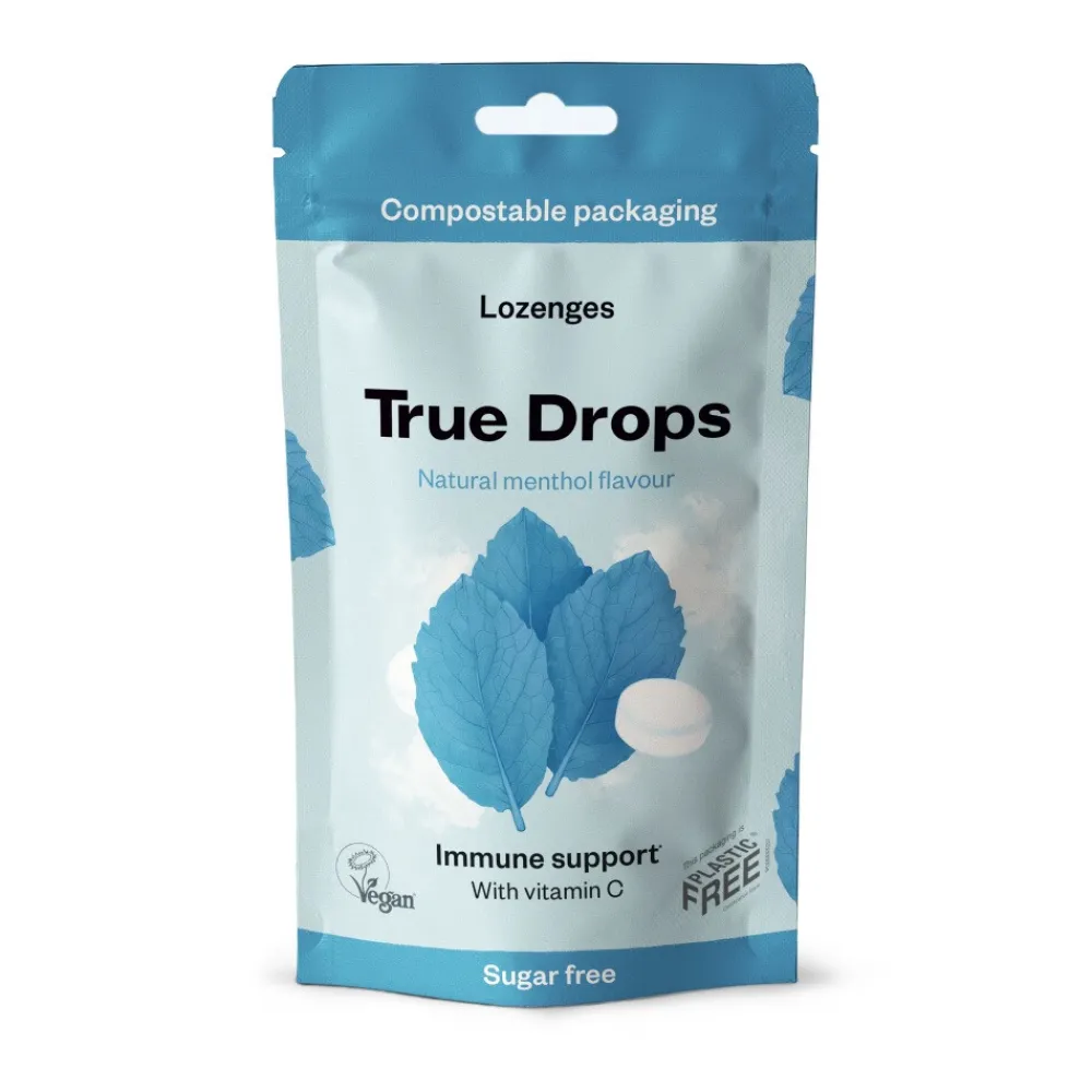 Online 3x True Drops Keelpastilles Menthol 70 gr Luchtwegen & Keel