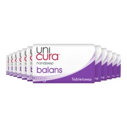 12x Tabletzeep Anti Bacterieel Balans 180 gr^Unicura Outlet