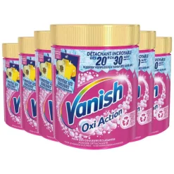6x Oxi Action Wasbooster Poeder 940 gr^Vanish Hot