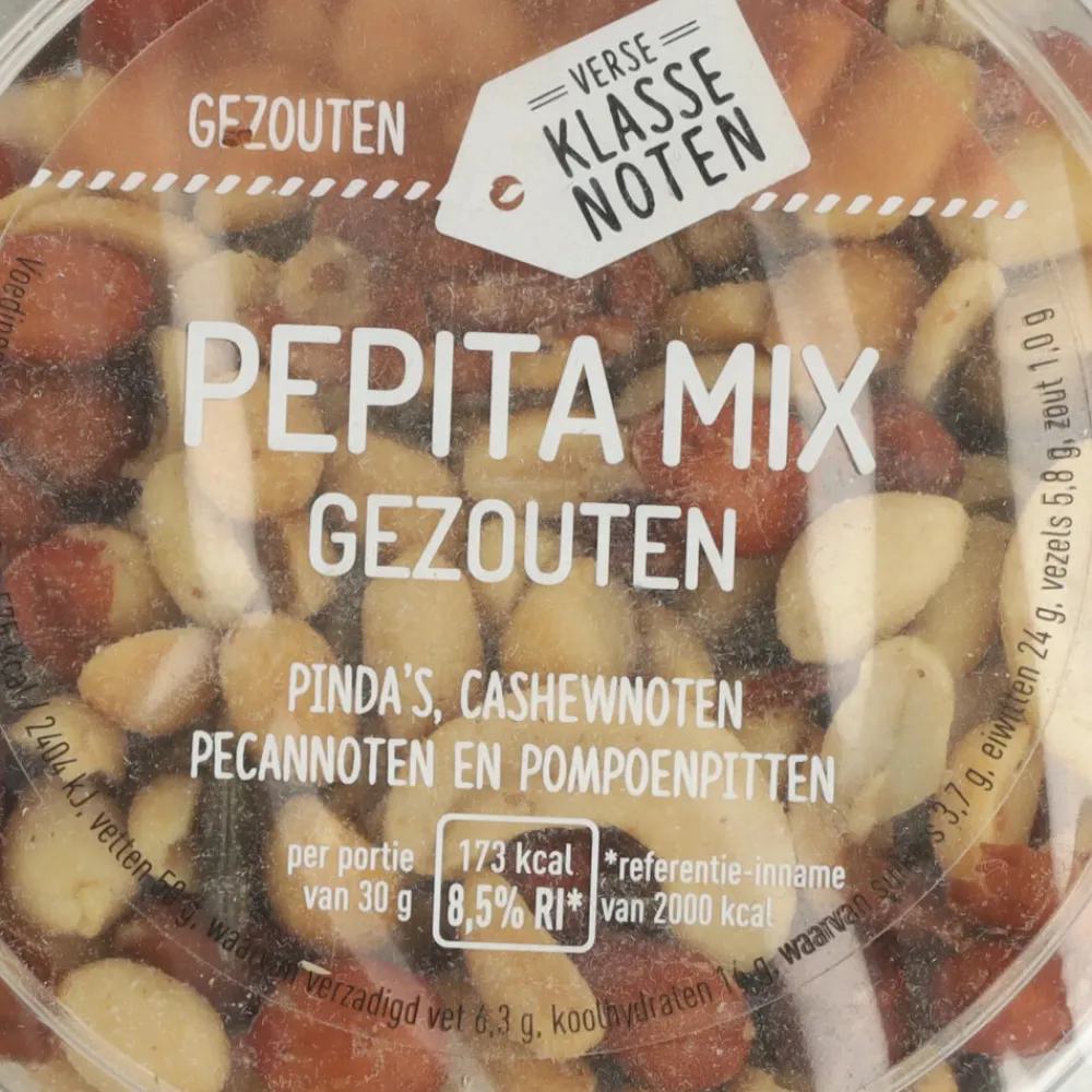 6x Pepita Mix Gezouten 210 gr^Verse Klassenoten