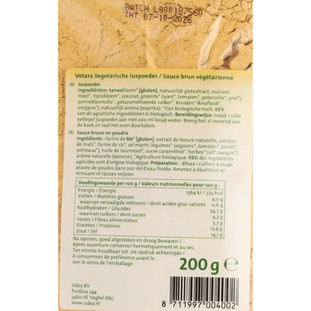 8x Juspoeder Navulzakje 200 gr^Vetara Outlet