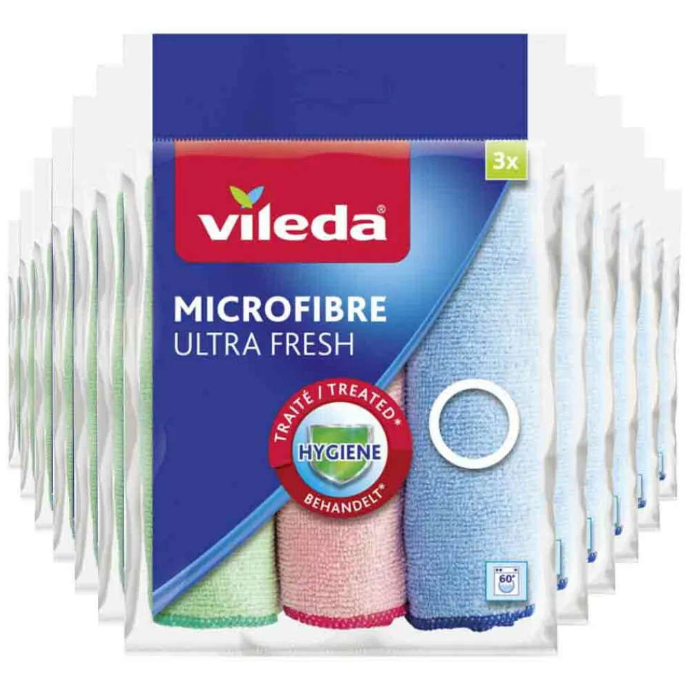 12x Microvezeldoek Ultra Fresh 3 stuks^Vileda New