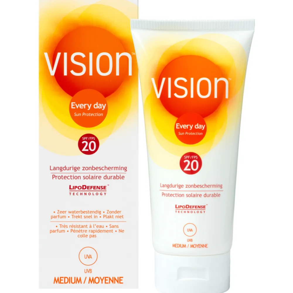 2x Zonnebrand Every Day Sun SPF 20 180 ml^Vision Sale