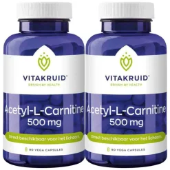 2x Acetyl L-Carnitine 90 vegacapsules^Vitakruid Discount