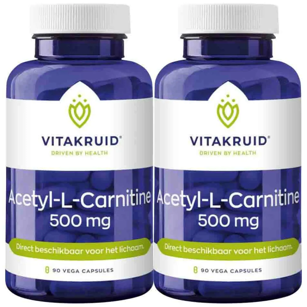 2x Acetyl L-Carnitine 90 vegacapsules^Vitakruid Discount
