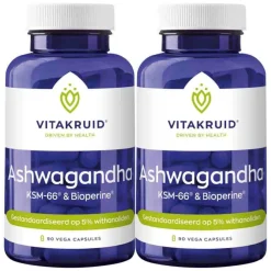 Rustgevend & Slapen<Vitakruid 2x Ashwagandha Ksm 90 capsules