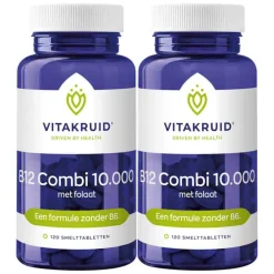 2x B12 Combi 10.000 120 tabletten Vitaminen
