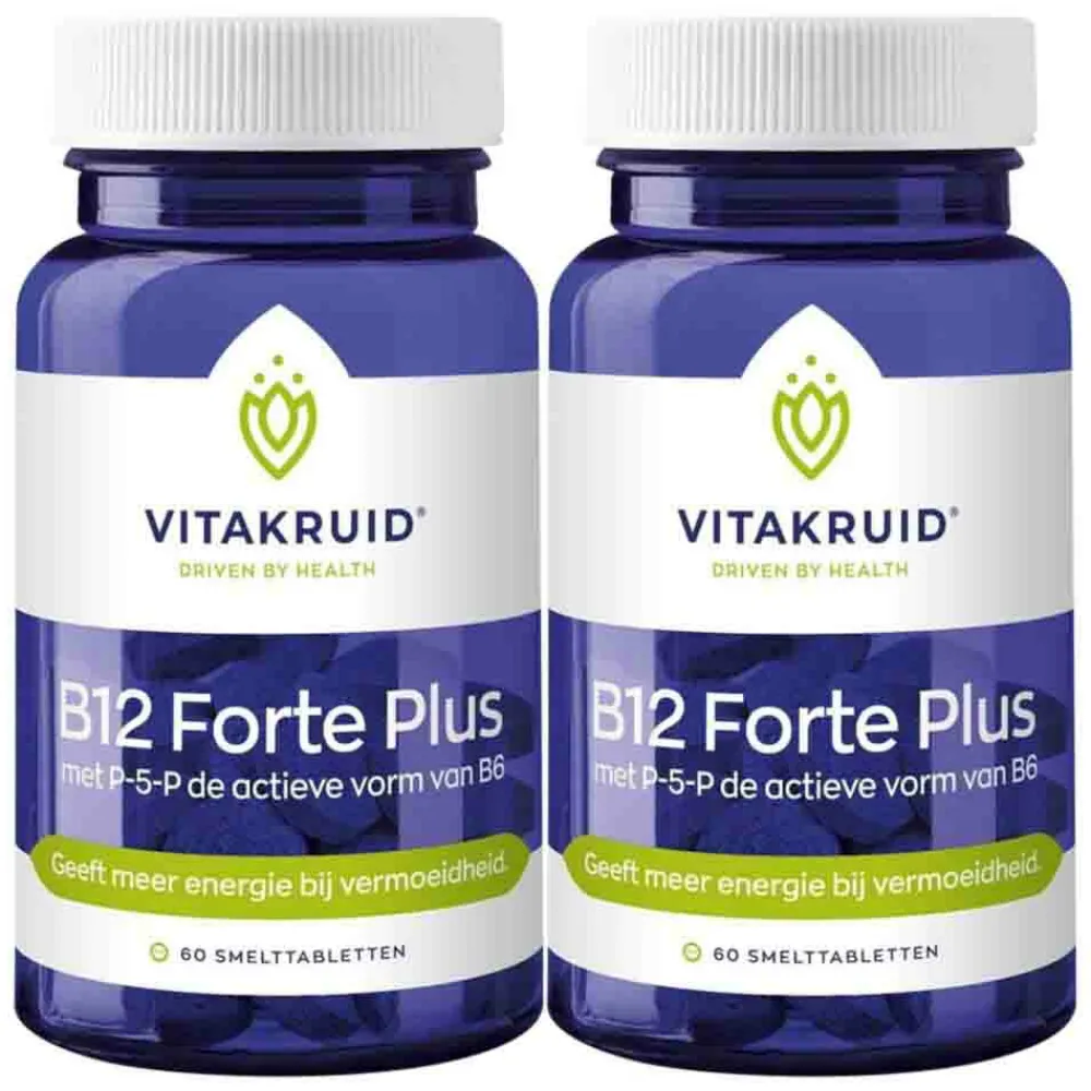 Vitaminen<Vitakruid 2x B12 Forte Plus 60 tabletten