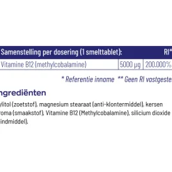 Vitaminen<Vitakruid 2x B12 Methylco 5000 Mcg 60 tabletten