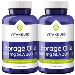 2x Borage Olie 60 softgels^Vitakruid Best