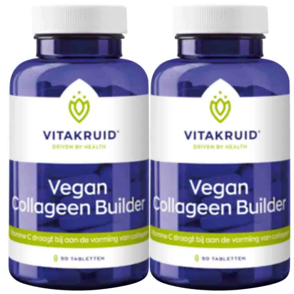 Voor Vrouw Of Man<Vitakruid 2x Collageen Booster Vegan 90 tabletten