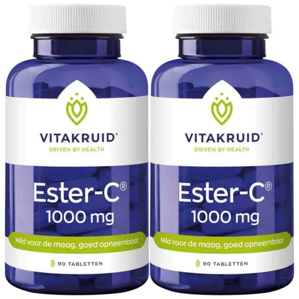 Vitaminen<Vitakruid 2x Ester C 1000 mg 90 tabletten