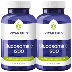 2x Glucosamine 1200 120 tabletten^Vitakruid New