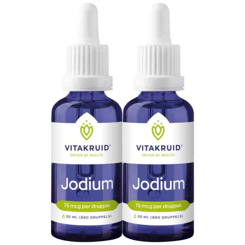 Mineralen<Vitakruid 2x Jodium druppels 75 mcg 30 ml