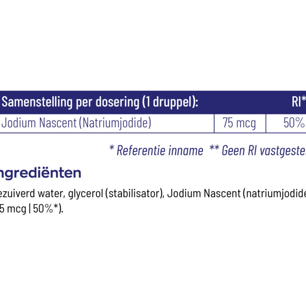 Mineralen<Vitakruid 2x Jodium druppels 75 mcg 30 ml