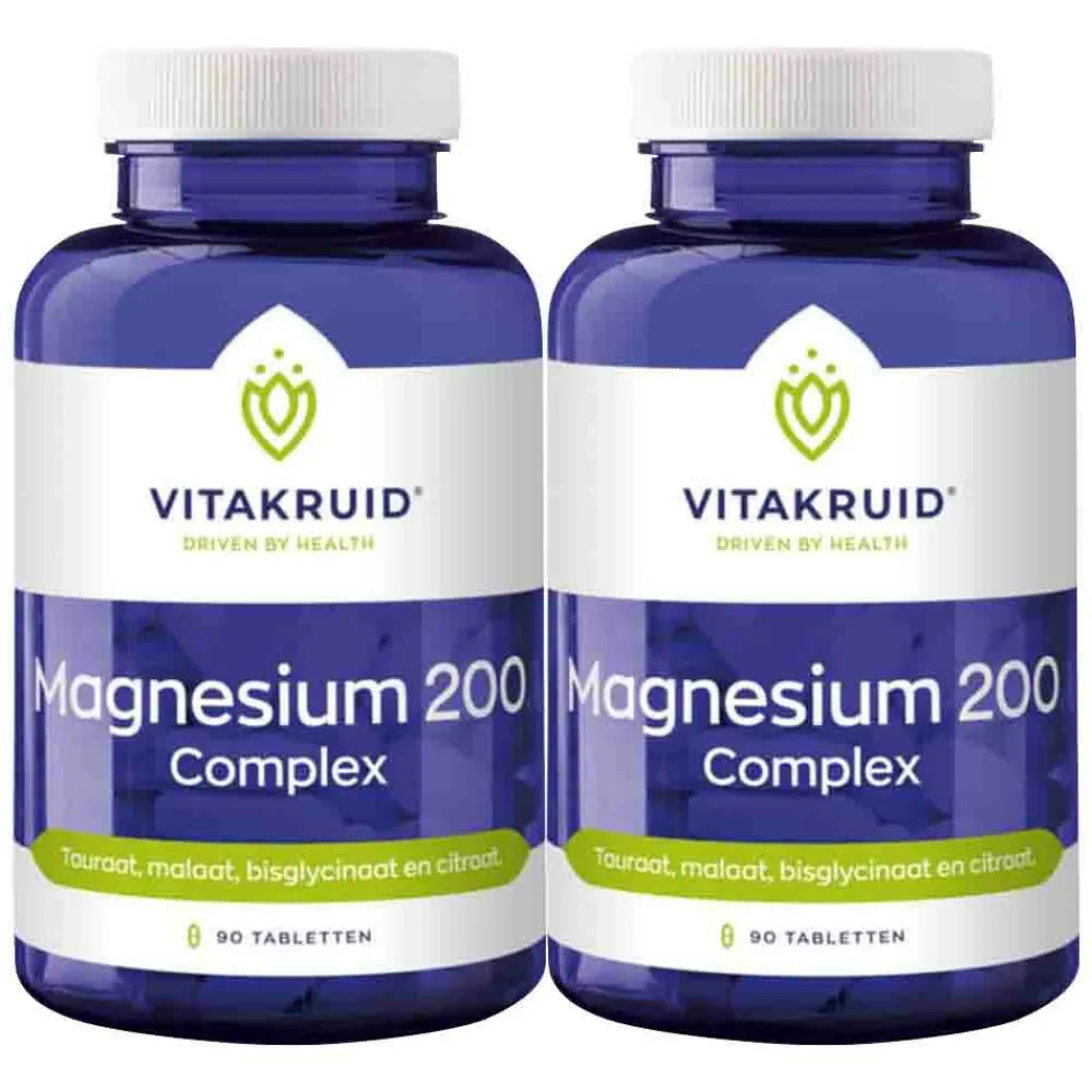 Best 2x Magnesium 200 Complex 90 tabletten Mineralen