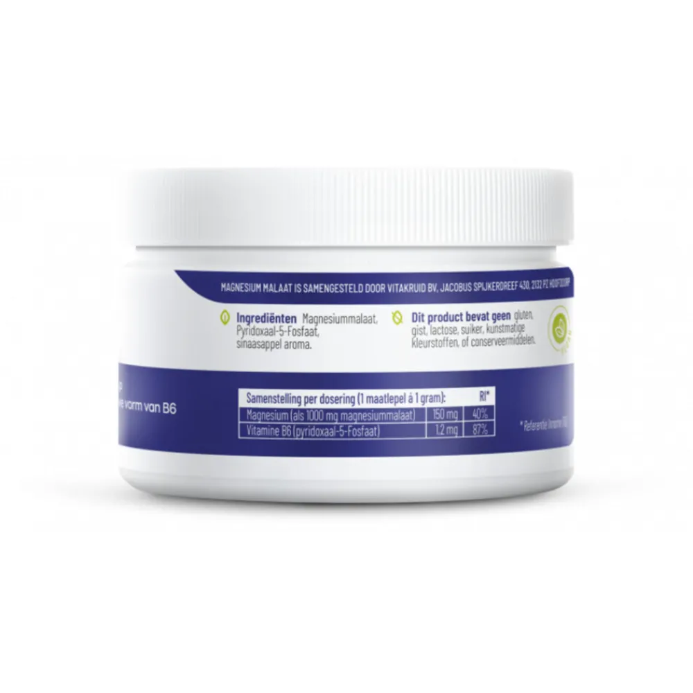 Online 2x Magnesium Malaat 120 gr Mineralen