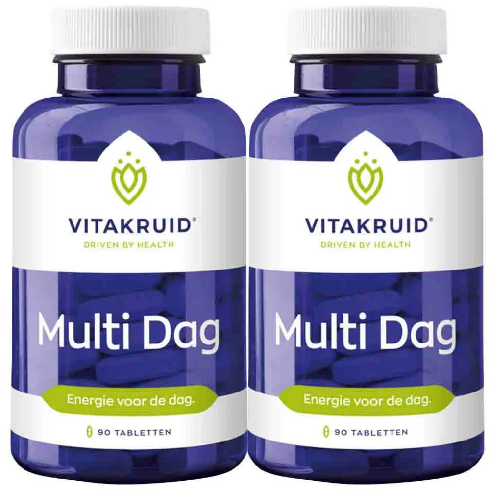 New 2x Multi Dag 90 tabletten Multi Vitaminen En Mineralen