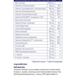 Vitaminen Man<Vitakruid 2x Multi Dag Nacht Man 180 tabletten