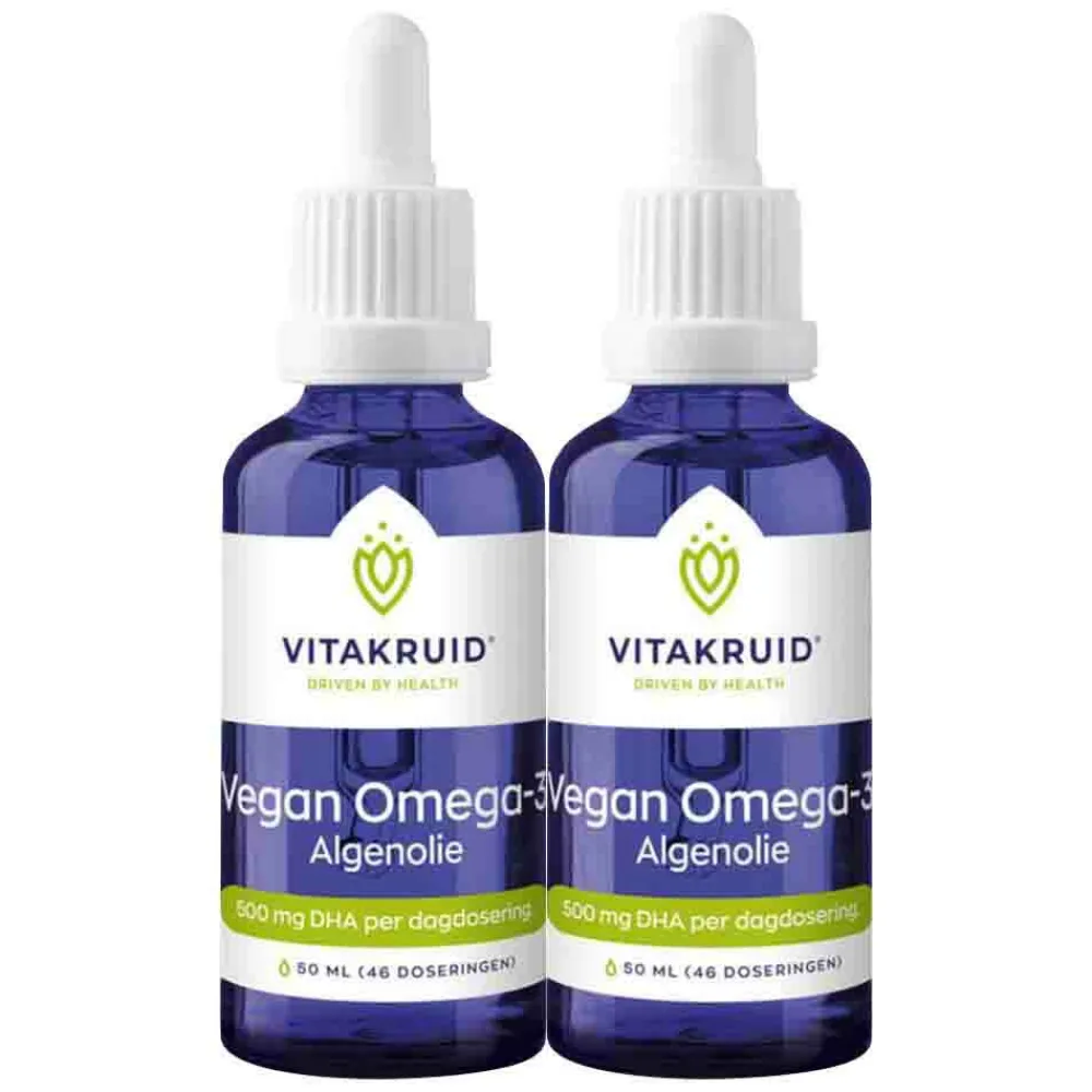 Speciale Bestanddelen<Vitakruid 2x Vegan Omega-3 Algenolie 50 ml