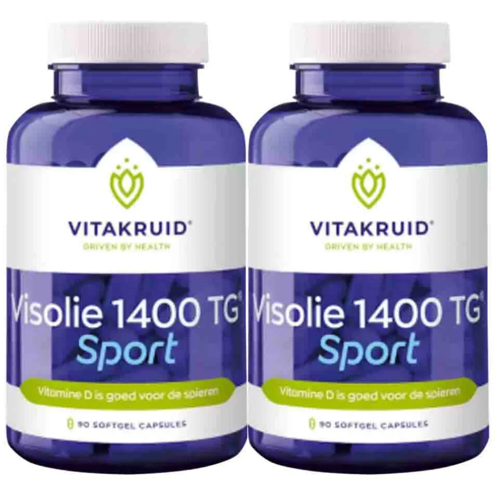 Speciale Bestanddelen<Vitakruid 2x Visolie Sport 1400TG 90 softgels