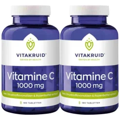 Vitaminen<Vitakruid 2x Vitamine C 1000 mg 180 tabletten