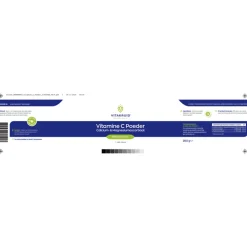 2x Vitamine C Poeder Calcium- & Magnesiumascorbaat 260 gr Mineralen