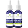 Sale 2x Vitamine D3 druppels Vegan 30 ml Vitaminen & Supplementen|Vitaminen