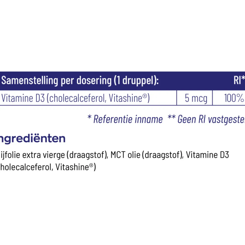 Sale 2x Vitamine D3 druppels Vegan 30 ml Vitaminen & Supplementen|Vitaminen