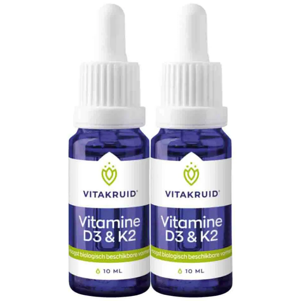 Hot 2x Vitamine D3&K2 10 ml Vitaminen