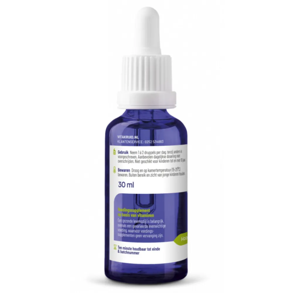 Vitaminen<Vitakruid 2x Vitamine D3&K2 30 ml