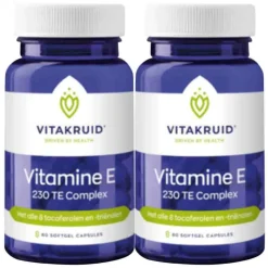 New 2x Vitamine E 230 TE Complex 60 capsules Vitaminen