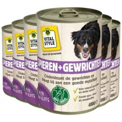 6x Hondenvoer Blik Spier & Gewrichten 400 gr^Vitalstyle