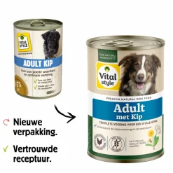 6x Hondenvoer Blik Kip 400 gr Hondenvoer