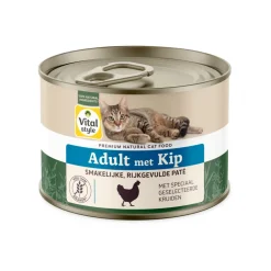 6x Kattenvoer Nat Blik Care Kip 200 gr^Vitalstyle Online