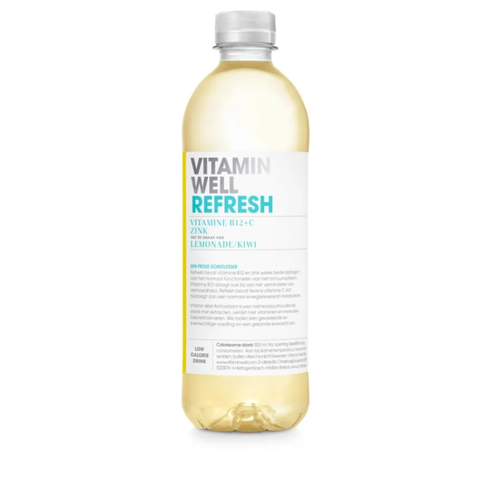 12x Vitamine Water Refresh 500 ml^Vitamin Well Outlet