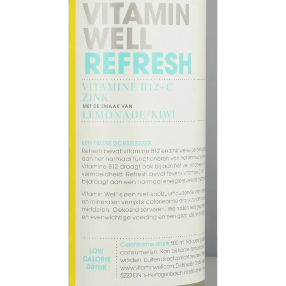 12x Vitamine Water Refresh 500 ml^Vitamin Well Outlet