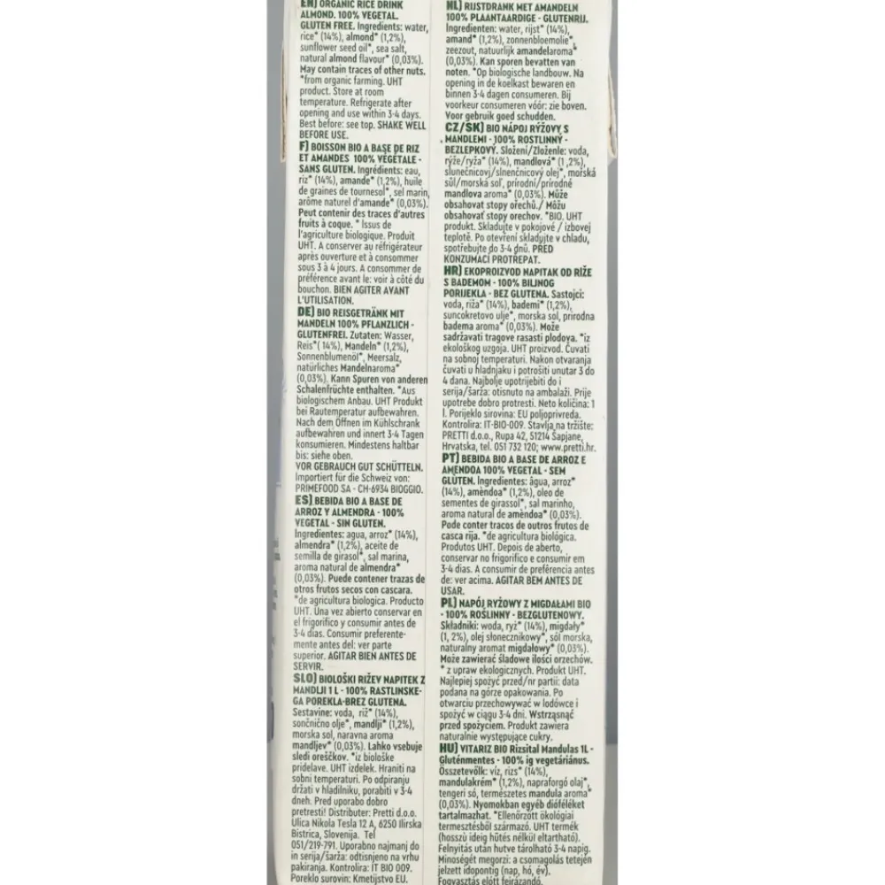 Sale 10x Rice Drink Amandel 1 liter Melkvervangers