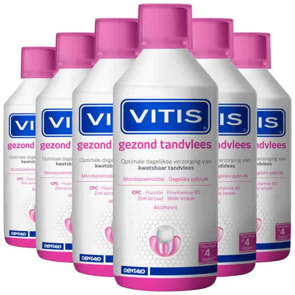 Online 6x Mondwater Gezond Tandvlees 500 ml Specialistische Mondverzorging|Spoelen & Poetsen